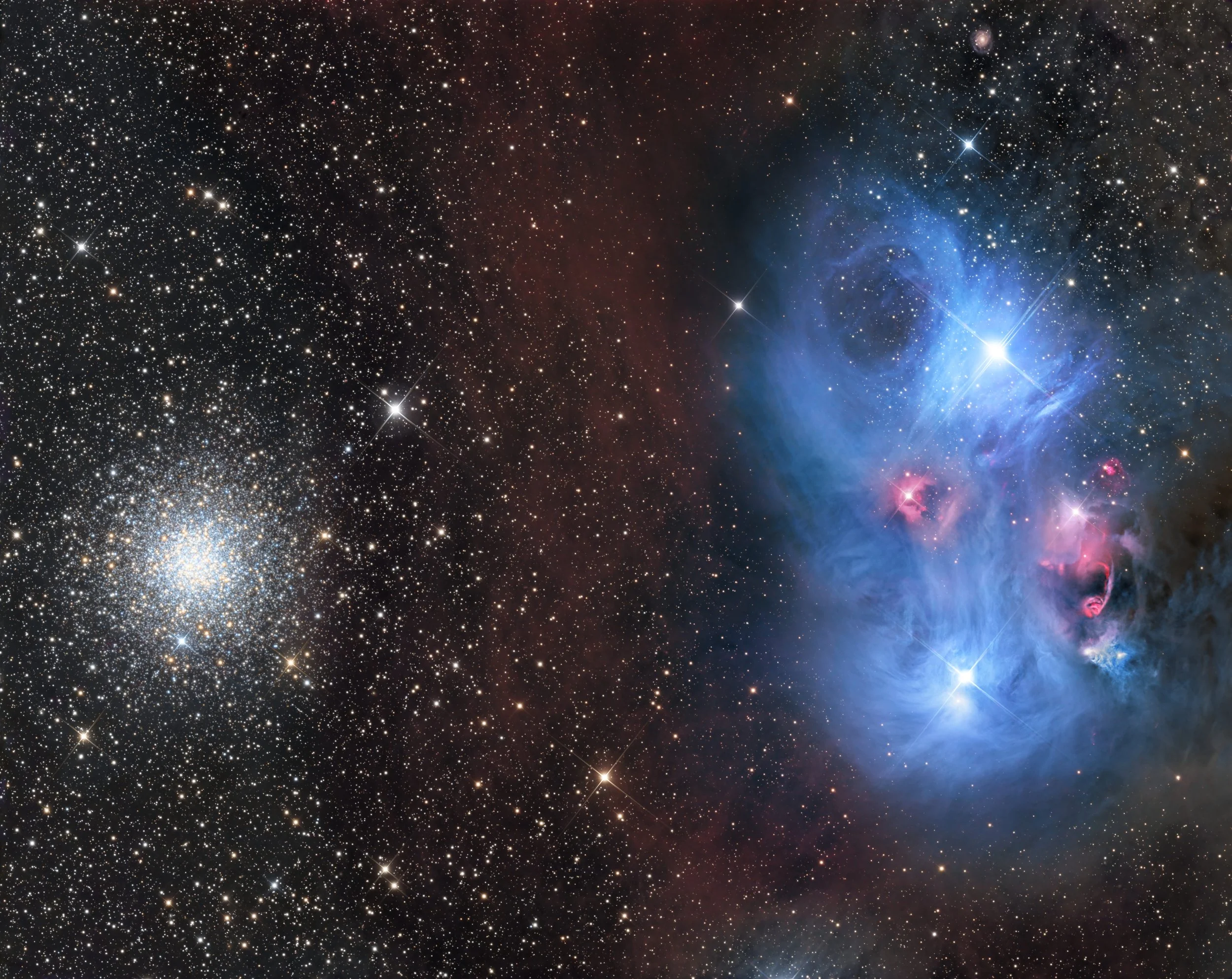 NGC 6723 From Calm to Chaos: A Cosmic Contrast — AAPOD2.COM